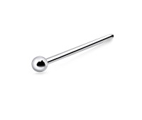 1mm Ball Silver Straight Nose Stud NSKA-59